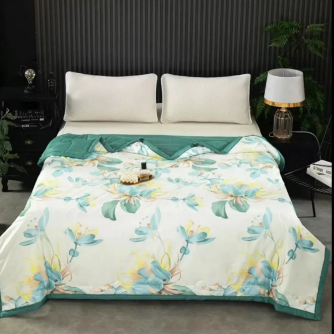 精品水洗棉夏被--虞美人1