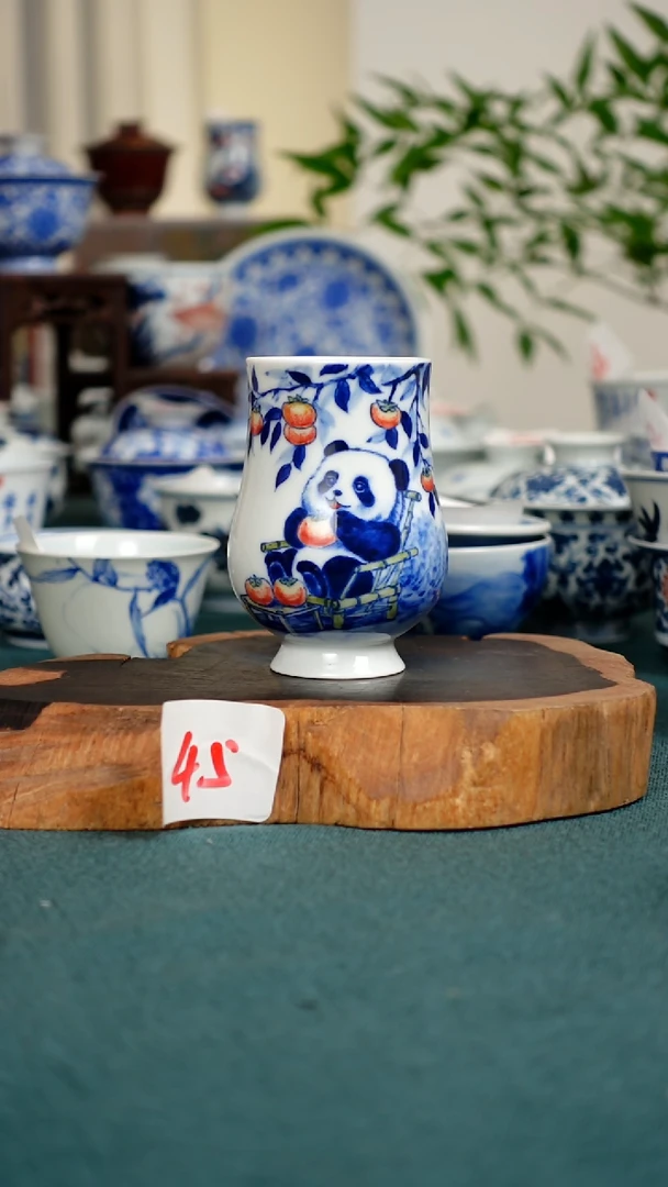 茶杯045全手工手绘茶器