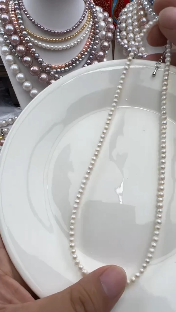 淡水珍珠未镶嵌颈饰1