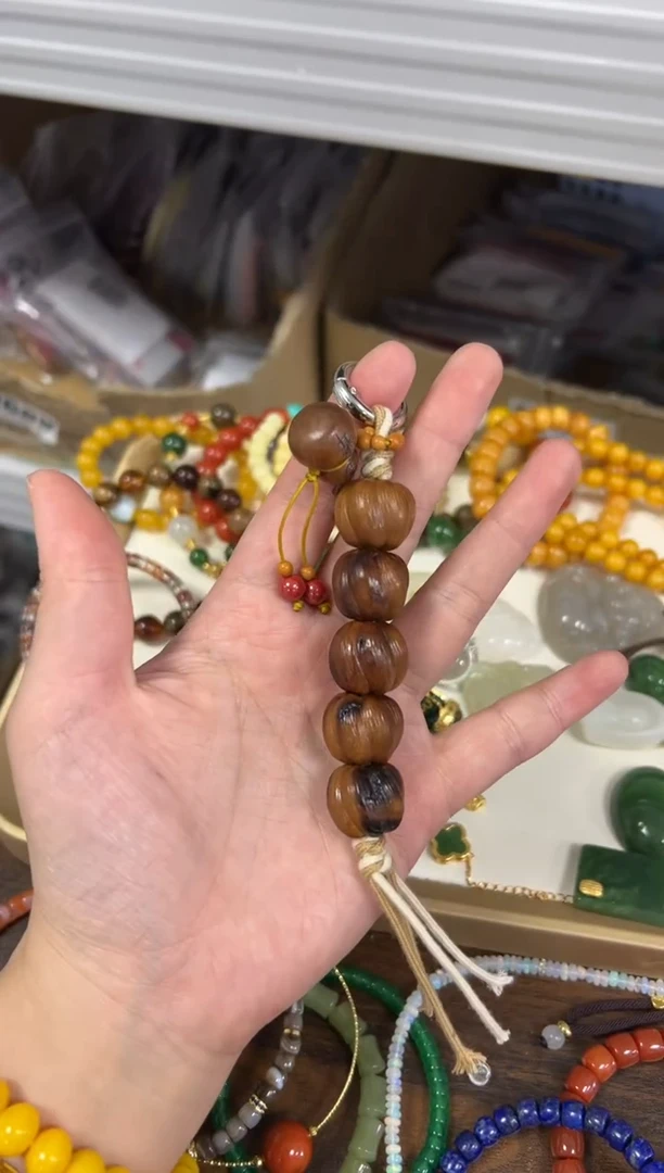 枣木手串/手链雷击枣木麻花酥编制款挂件[34]