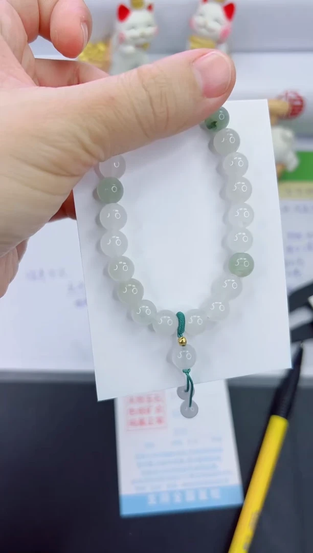 【闪购商品】石英质玉手镯未镶嵌999手串