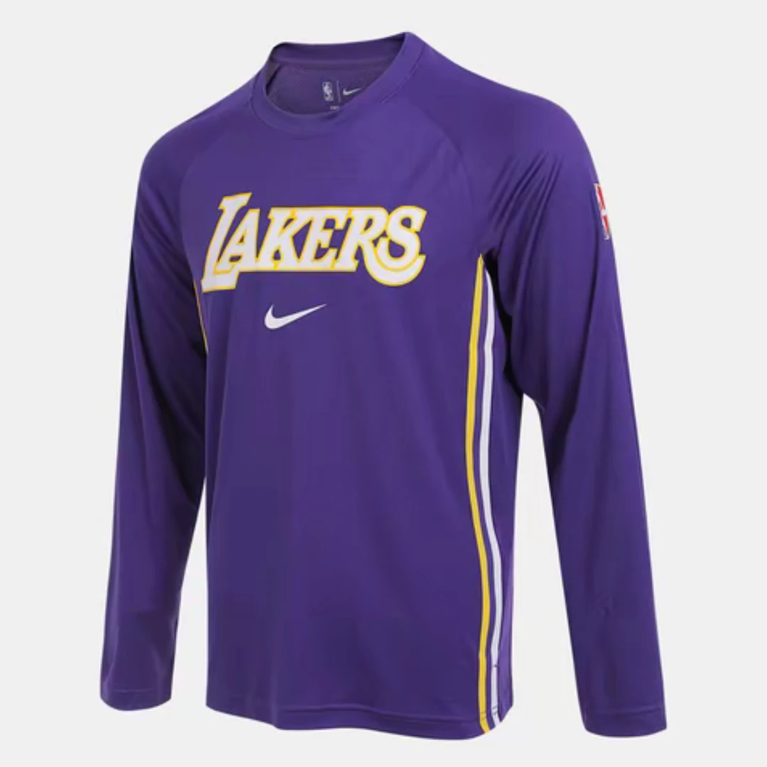 【滔搏联动】Nike耐克男子洛杉矶湖人队DRI-FIT速干秋衣HM7019-504