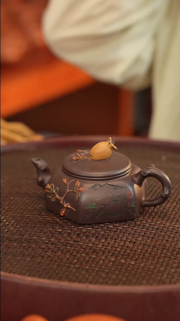 茶壶紫砂紫茄泥 150cc
