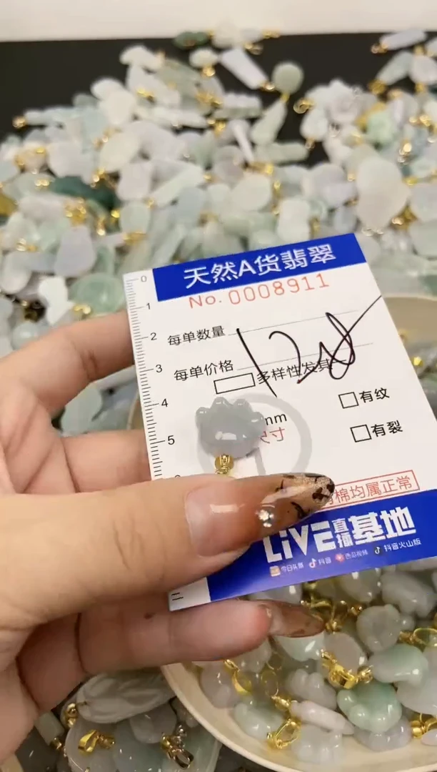 【闪购商品】翡翠颈饰未镶嵌天然A货翡翠