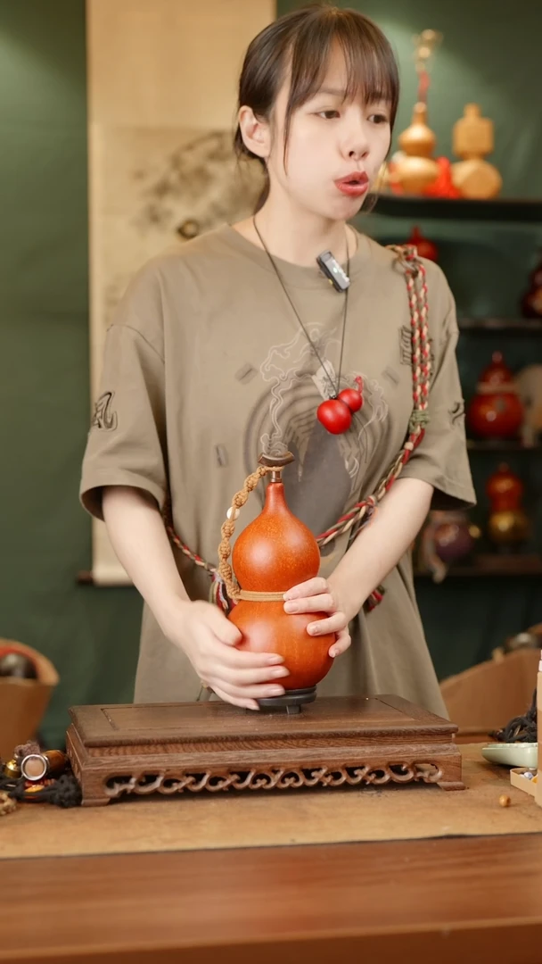 273号精品天然大漆酒葫芦一物一拍~