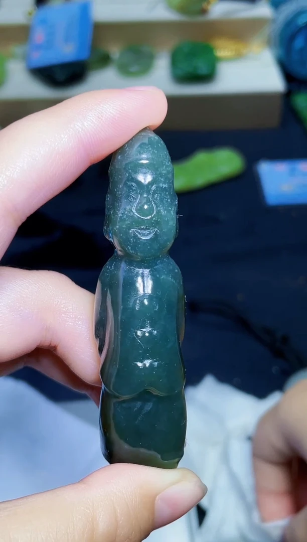 颈饰未镶嵌和田玉波***惊1