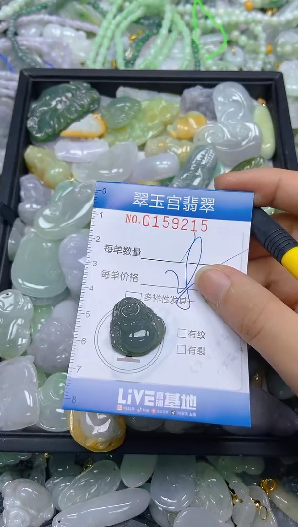 翡翠未镶嵌颈饰闪购0159215