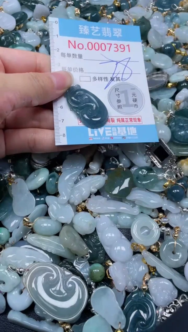 颈饰未镶嵌翡翠7391