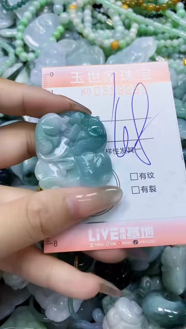 翡翠未镶嵌颈饰闪购0319293