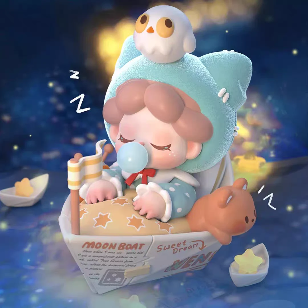 【代拆】Wendy-跟着月亮走盲盒四代潮玩手办惊喜礼物