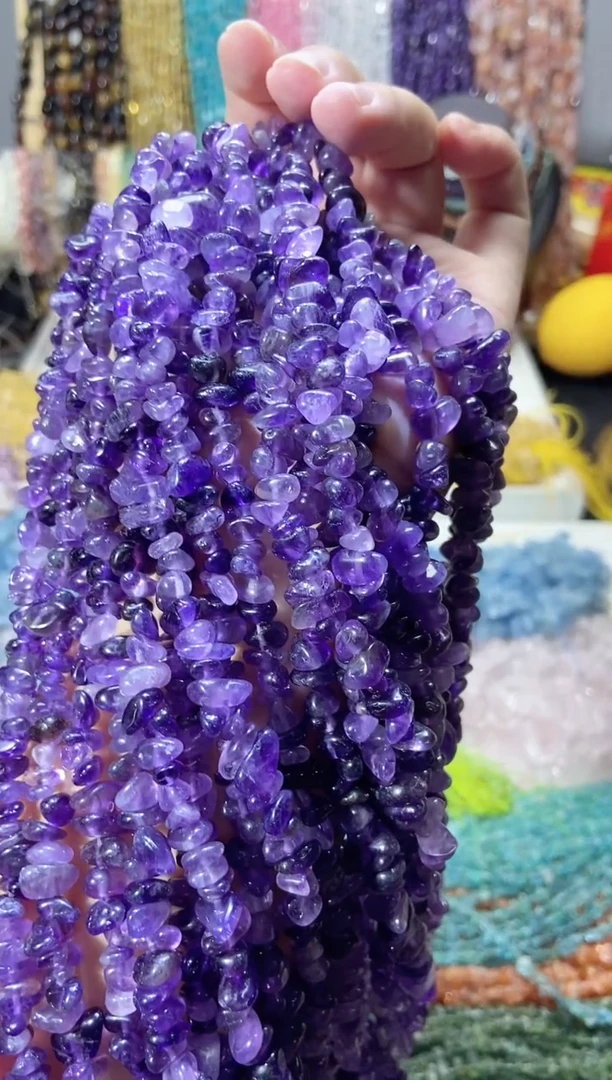 未镶嵌珠宝半成品水晶紫水晶