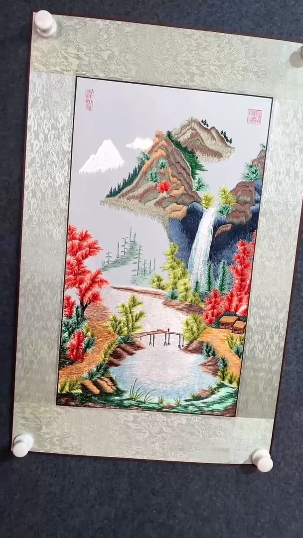 【闪购商品】瓷片苏绣        流水13