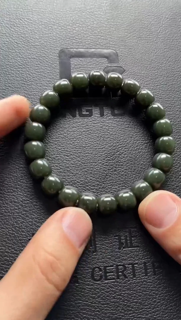 未镶嵌手串和田玉创*贴沙枣9*10