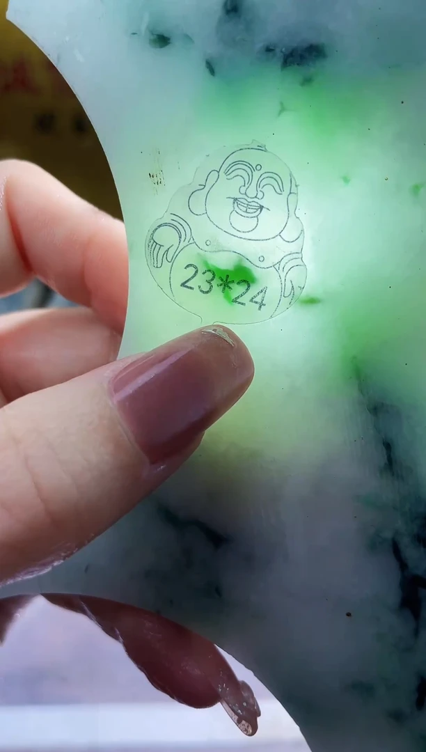 翡翠挂件未镶嵌小梦108