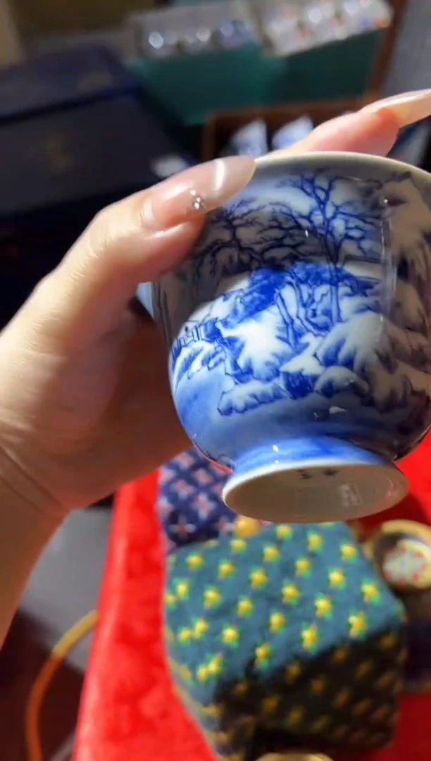瓷片景德镇瓷器茶器茶杯   盖碗