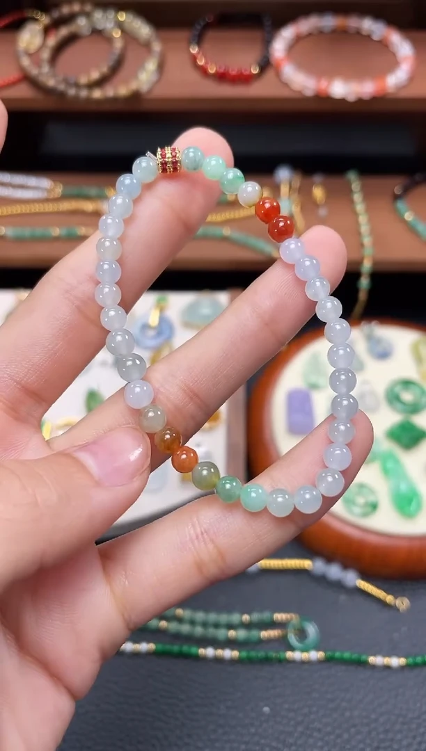 【闪购商品】翡翠套链未镶嵌一个  JK725