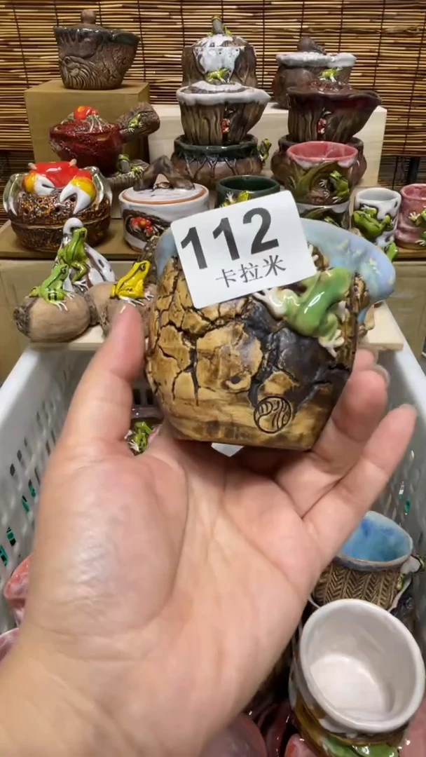 春*112精美粗陶手工柴烧