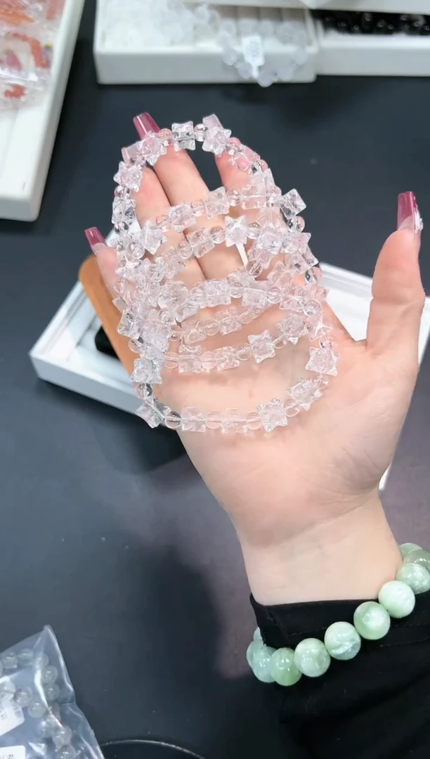 【闪购商品】水晶手串未镶嵌39a多样性发其一/1条默认微瑕