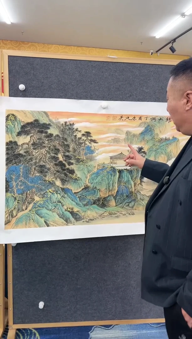 【闪购商品】绘画康廷英-四尺-锦绣-1-3