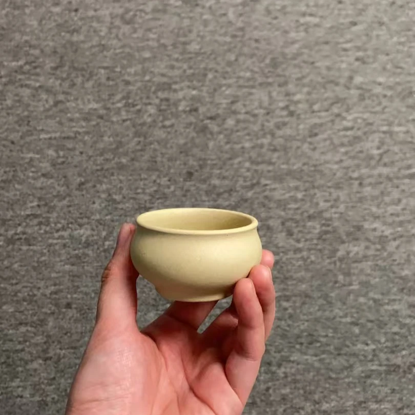 黄龙山原矿本山绿泥小口杯 14101