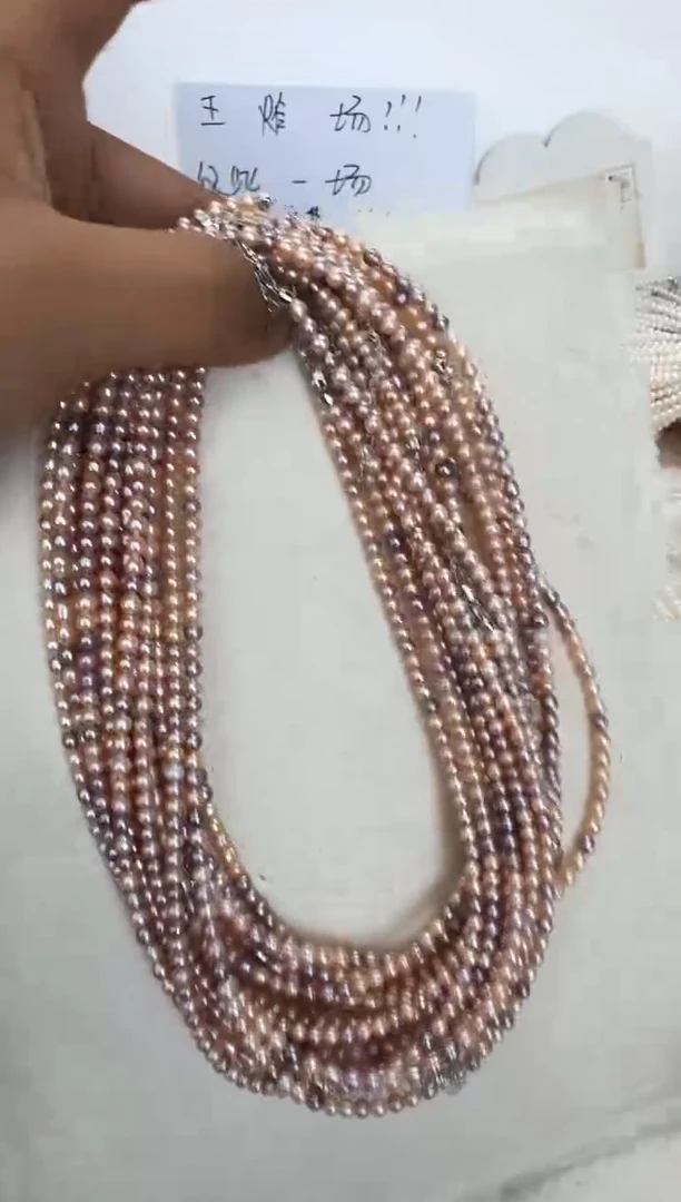 淡水珍珠银S925镶嵌颈饰发其一