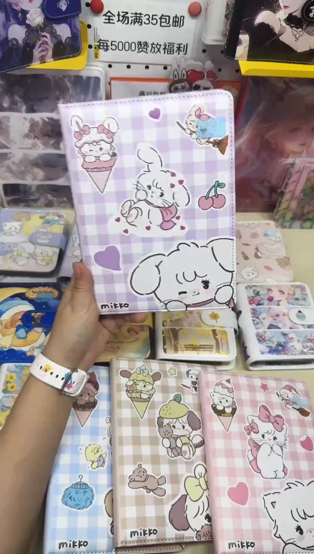 A5皮面本彩页本--A5---mikko紫色