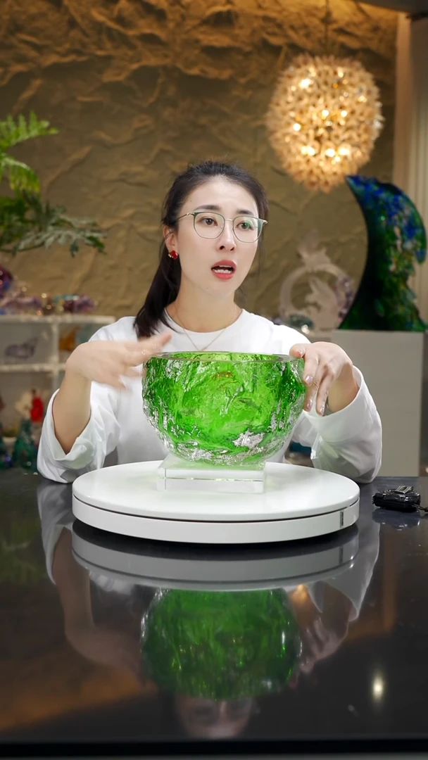 福利绿色水波纹聚宝盆