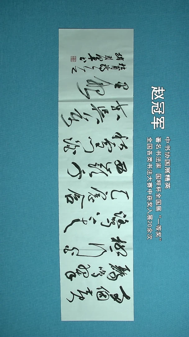 【闪购商品】书法177 上海赵冠军中书协138*34
