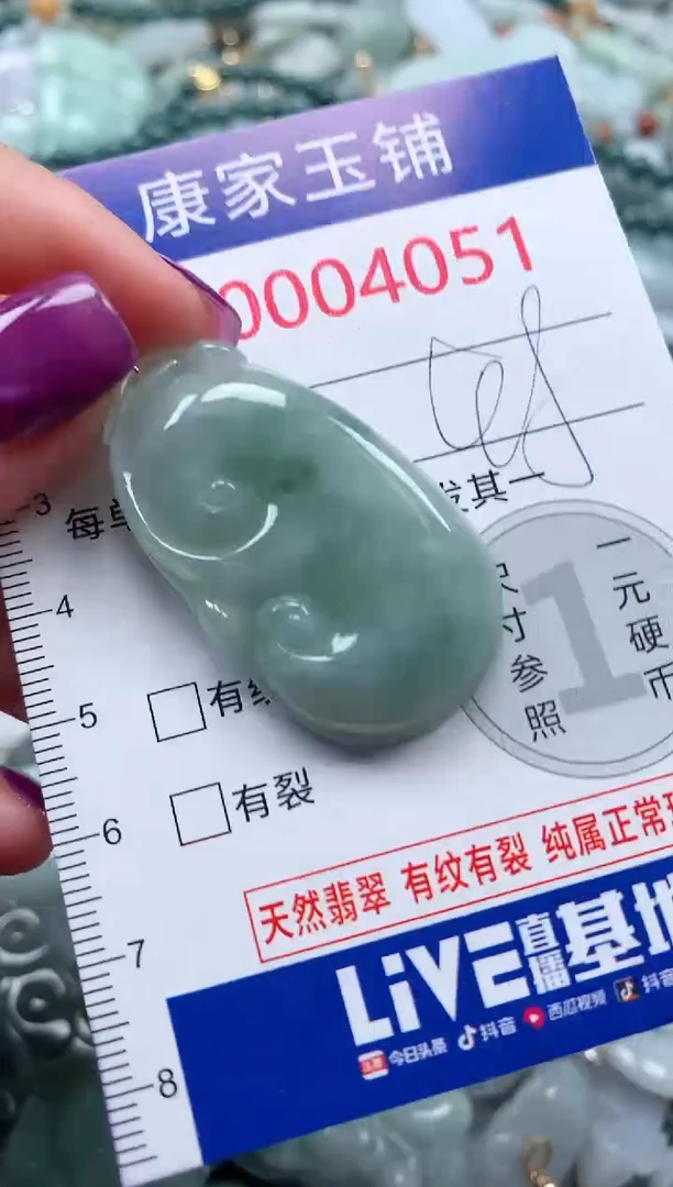 颈饰未镶嵌翡翠4051
