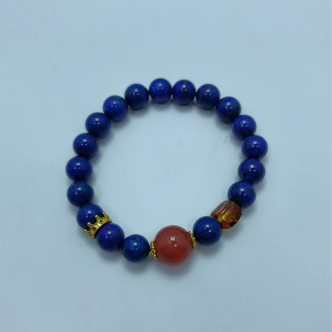 青金石南红9-手串 B5821 多样性发货一件发货 百搭 时尚 素款珠宝