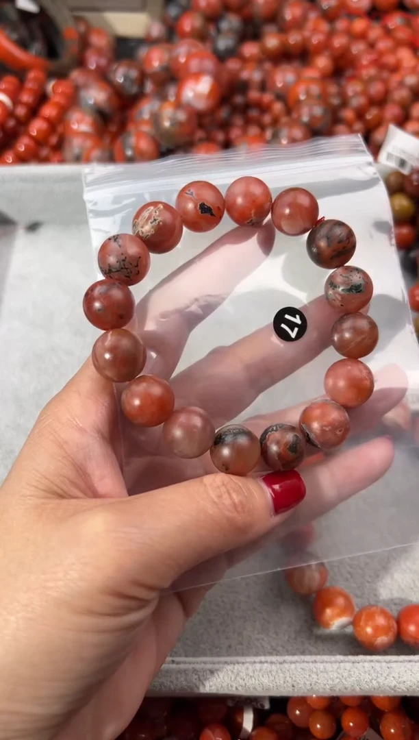未镶嵌手串南红玛瑙13+