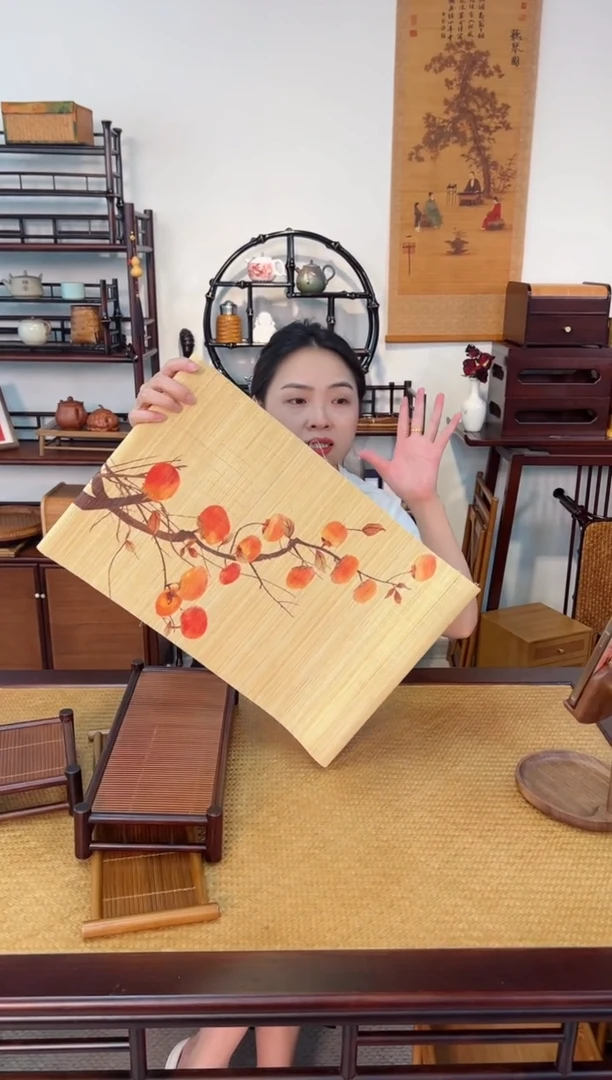 小柿柿如意 精品细竹丝茶席