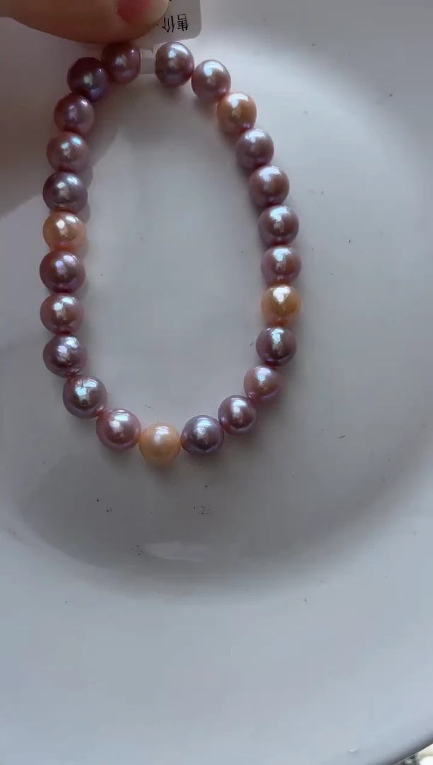 未镶嵌手链淡水珍珠小糖果全珠手链