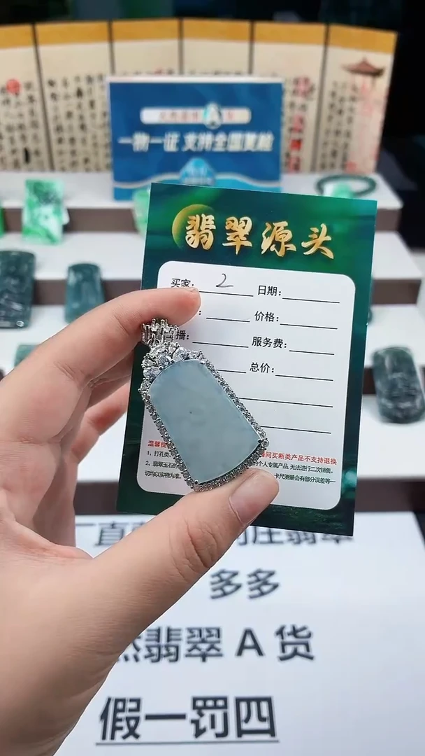 翡翠未镶嵌颈饰DLZ25073002多样性发其一