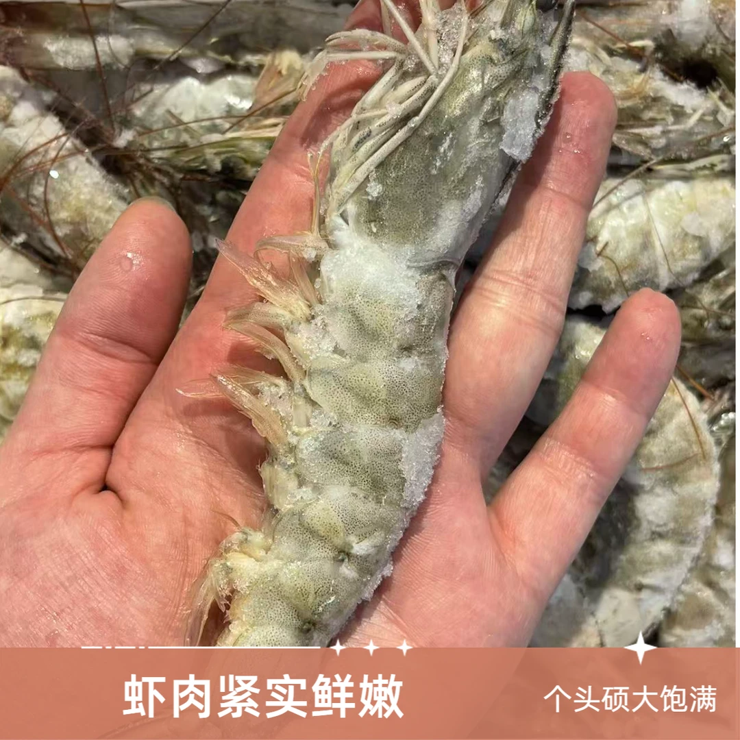 【30/40大虾】单只16-18cm 每份4斤 虾净重3.3斤