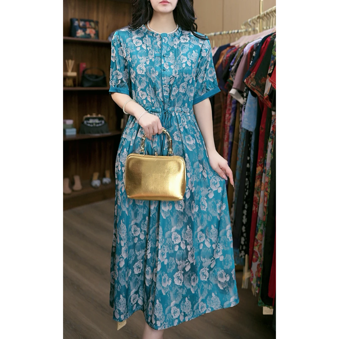 7689-28新款舒适时尚休闲连衣裙