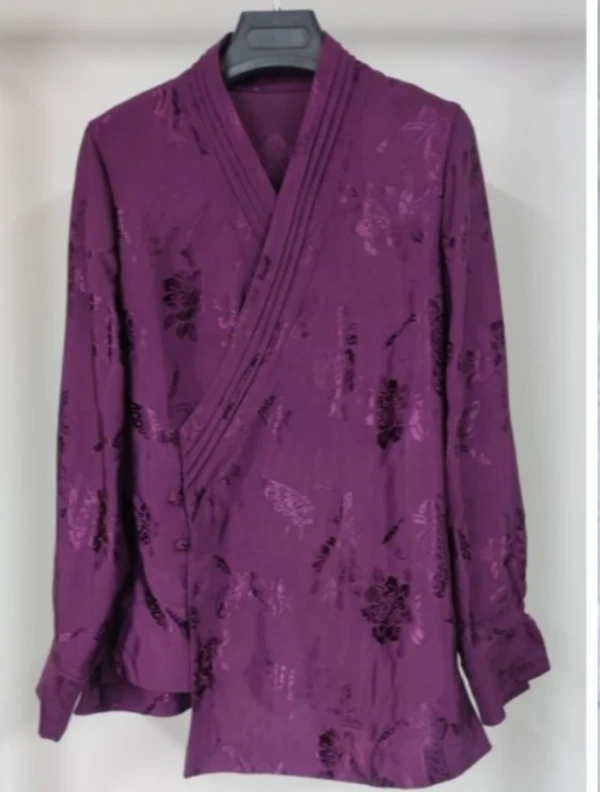 【十三郎】新款国风斜襟太太服23-637