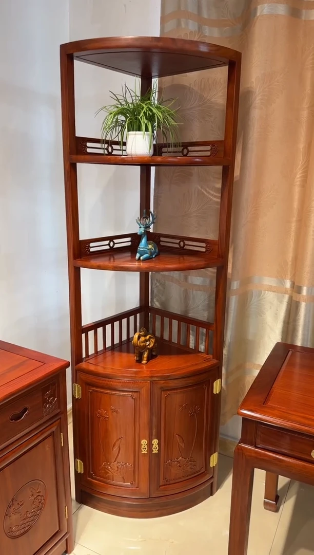 花梨木类家具转角柜