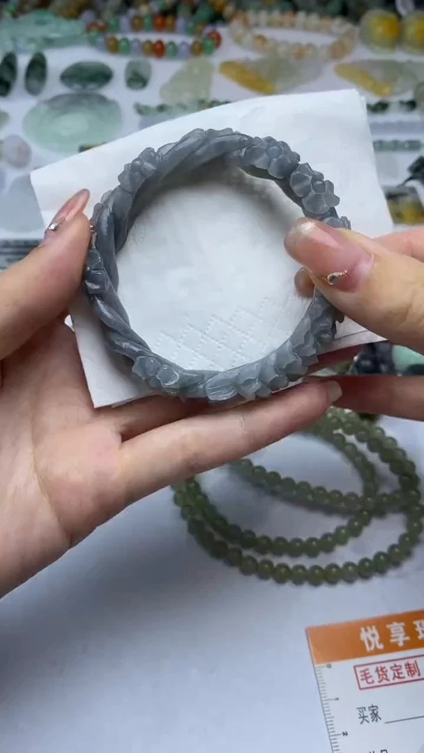 未镶嵌定制翡翠毛货定制不退不换