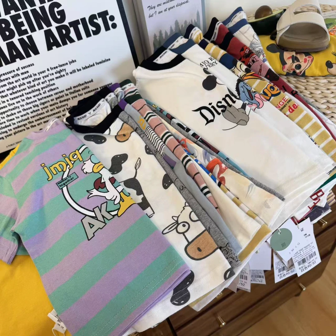 【101-150】【幼萌集合清货】 25年男女童夏季韩版上衣儿童T恤