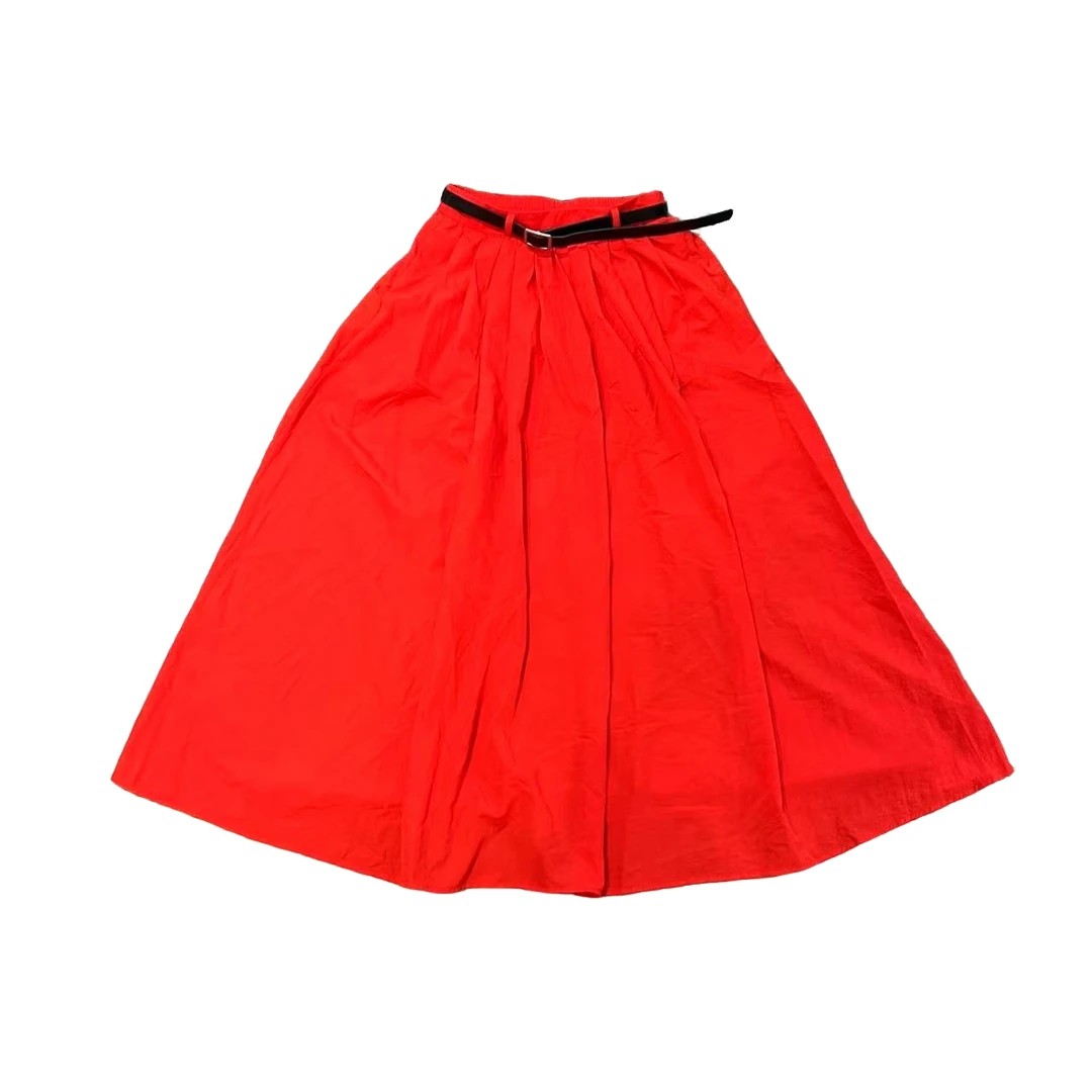 休闲百搭日常A字大摆半身裙