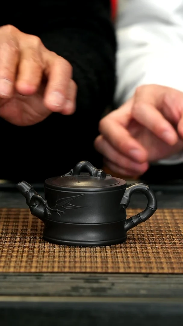 【闪购商品】紫砂茶壶YJJ42黑珍珠 高竹段