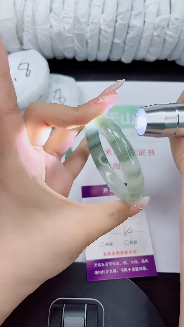 石英质玉手镯未镶嵌122-54/55