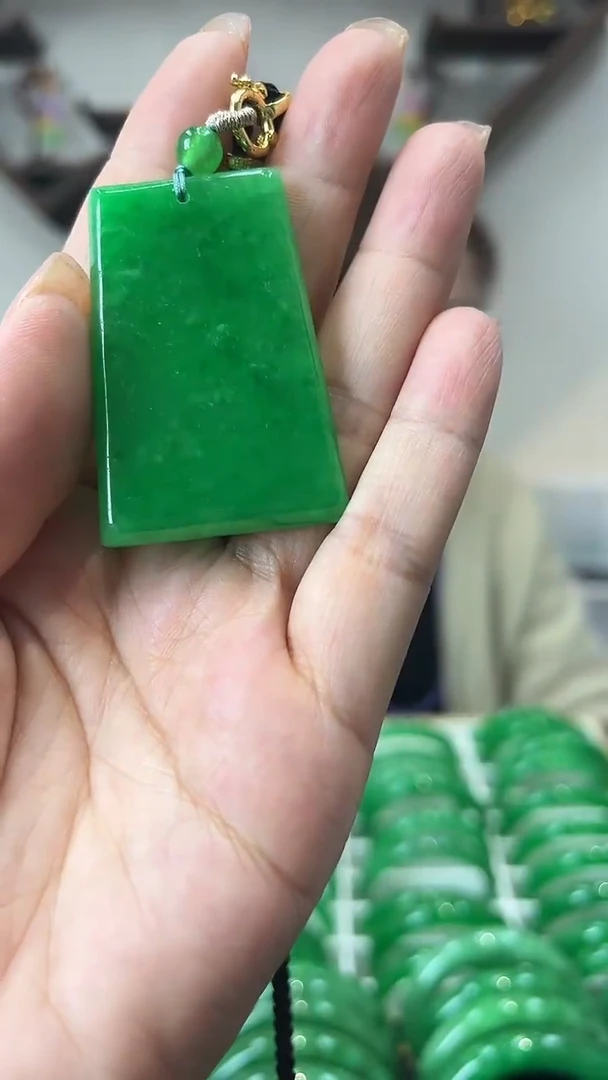 【闪购商品】砖雕a8  满色无事牌吊坠