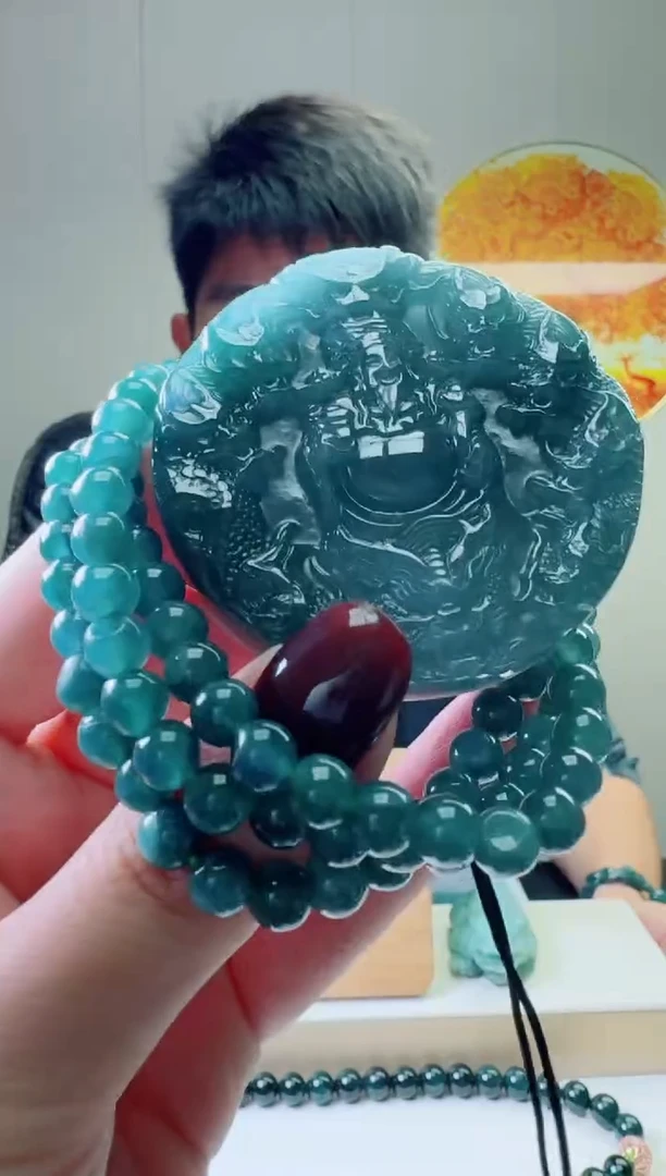 颈饰未镶嵌翡翠天然A货翡翠  多样性随机发其一