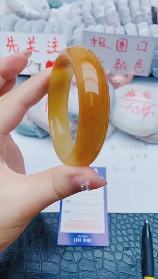 未镶嵌手镯石英质玉y247+58-59