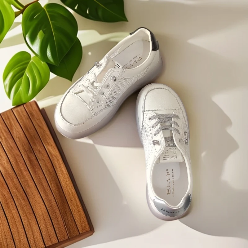 5168-11柏夏季镂空透气时尚休闲鞋运动鞋前系带鞋子低帮百搭