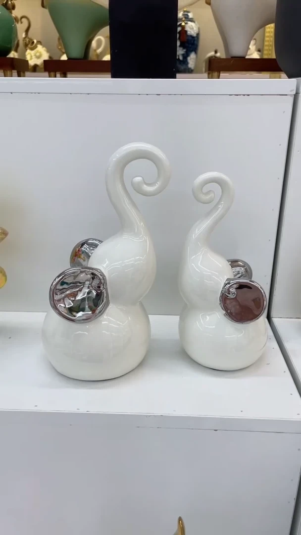 陶瓷葫芦象（白银 ）
