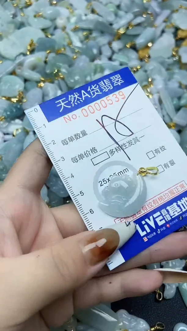 【闪购商品】翡翠颈饰未镶嵌天然A货翡翠