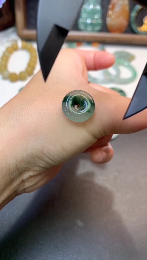 未镶嵌定制翡翠毛货15.2*4.3